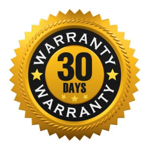 30 Days Warranty